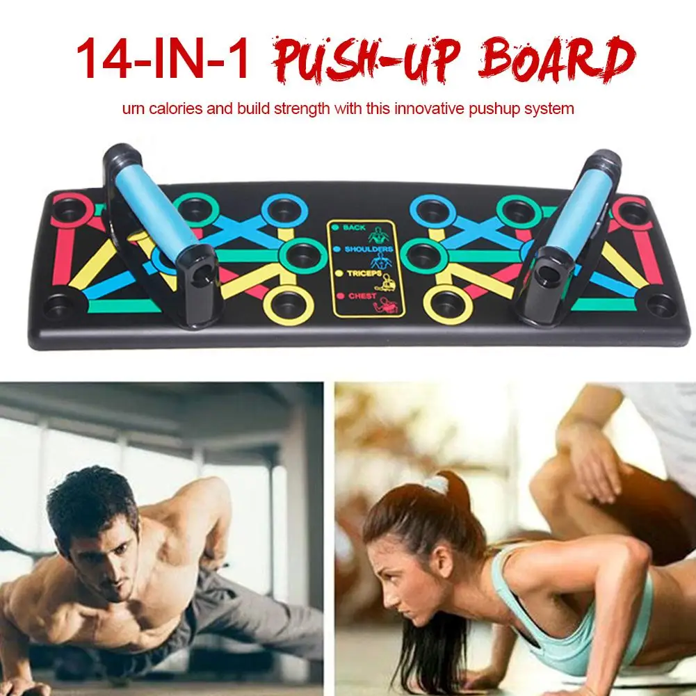 

14-in-1 Push-up Support Fitness Equipment Multi-functio Stands Fitness Exercise Tools for Gym Body Building Workout Train Hot
