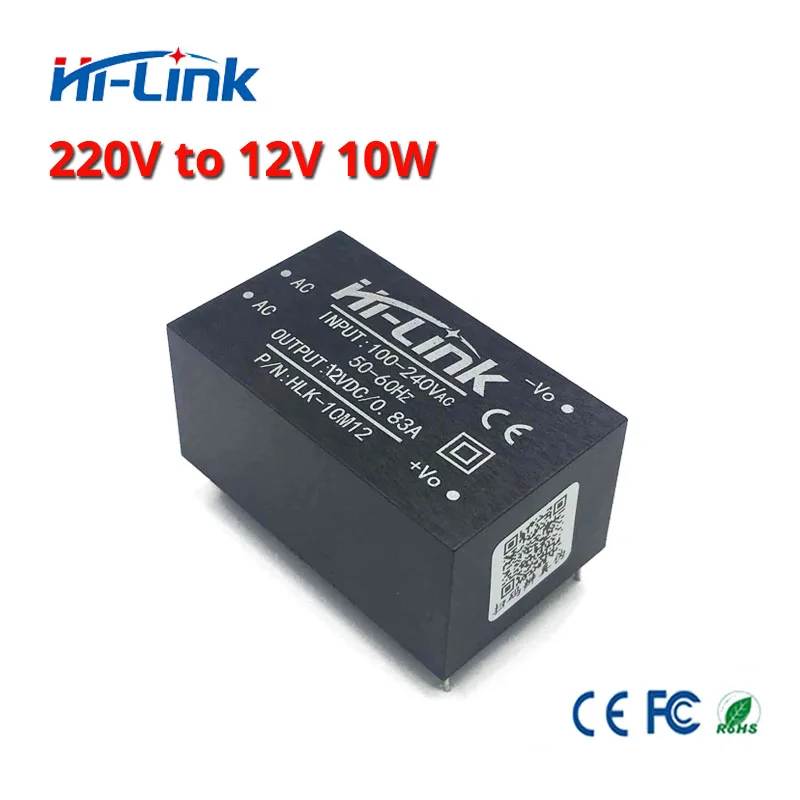 Бесплатная доставка 2 шт./Лот AC DC 90 245 В HLK 10M12 12V10W Интеллектуальный бытовой