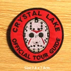 Нашивка для одежды Prajna, Байкерская нашивка с крючком, Джокер, вышитая нашивка для одежды, военная нашивка, нашивка