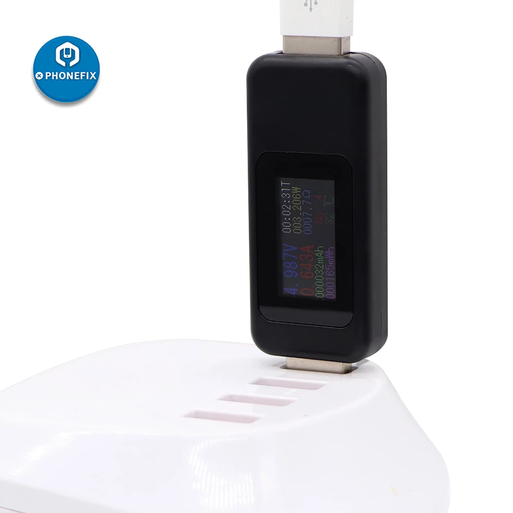 USB-тестер для зарядного устройства 3-30 в цветной ЖК-дисплей цифровой вольтметр