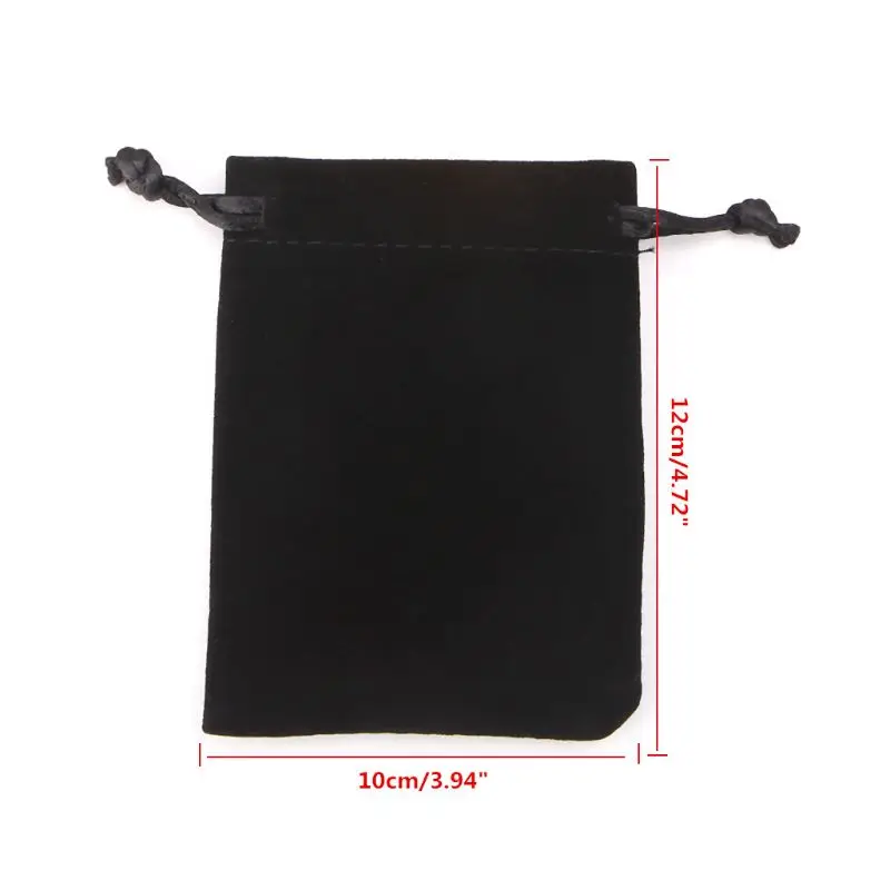

5pcs D&D RPG Dice Bag Velvet Drawstring Bags Tarot Card Jewelry Bag 10*12cm W89F