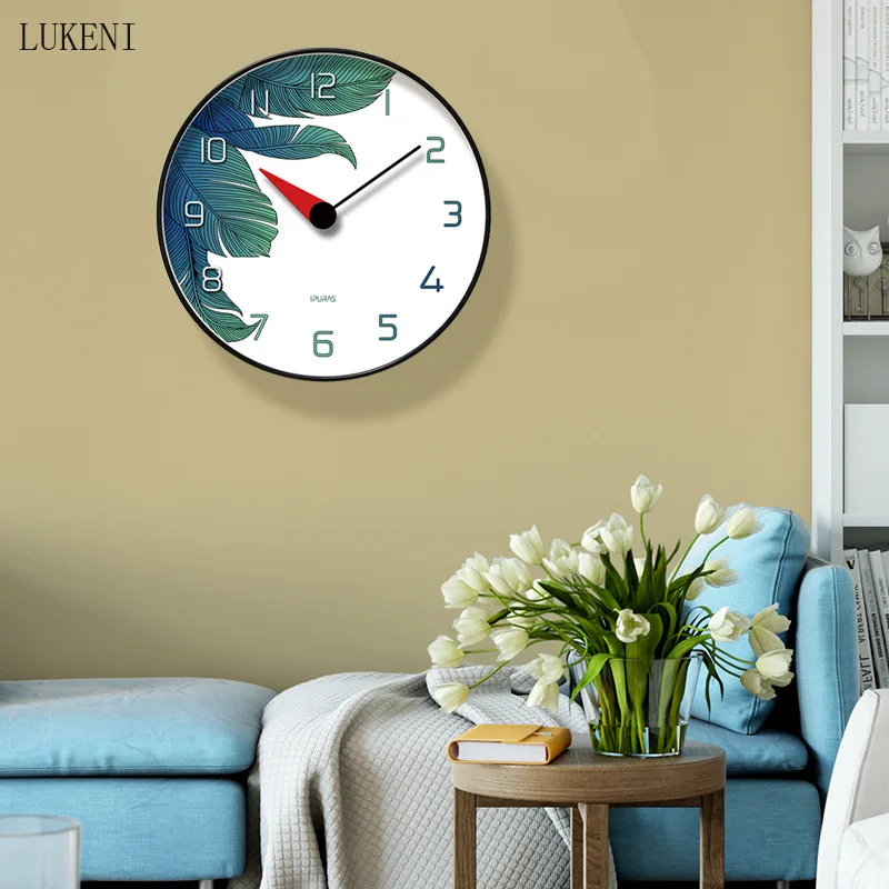 

GREEN LEAF CLASSIC SILENT WALL CLOCK TEN INCH/ TWELVE INCH/ FOURTEEN INCH HOME DECOR WALL DECOR