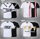 Dsquared2-Uomo e Donna, Coppia, 2021 футболка оверсайз, женские футболки с графическим рисунком, аниме футболка, бестселлер