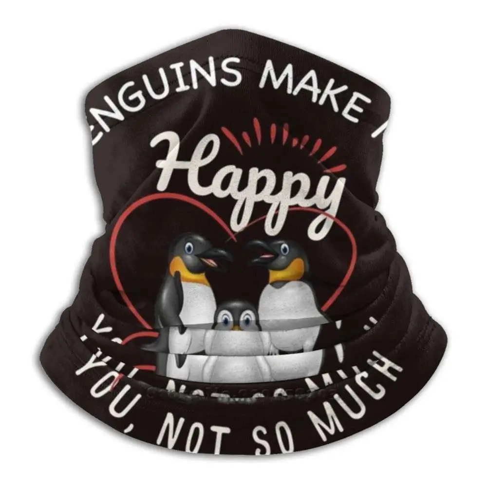 

Пингвин делает меня счастливой, вы не так много товара, смешной Пингвин, влюбленный, 3D бандана, лицо, шея, теплая мягкая флисовая маска, спорт...