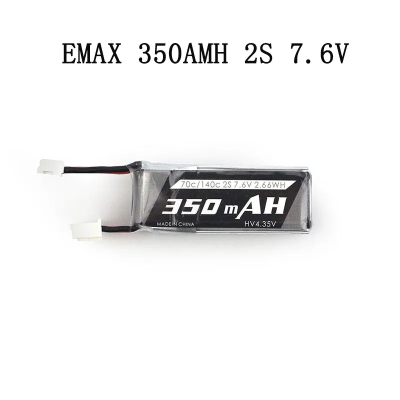 Новый Emax 2S 350 мАч 7 6 В 50C/100C HV Lipo аккумулятор PH2.0 разъем для Tinyhawk II Race Indoor FPV Racing