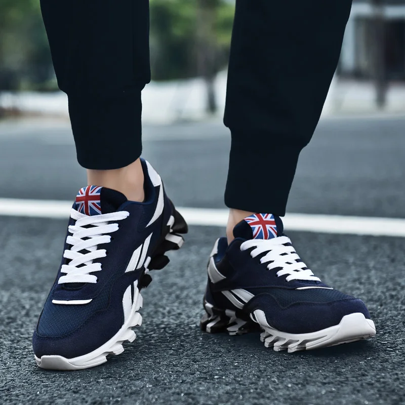 Кроссовки мужские легкие Нескользящие спортивная обувь для бега и ходьбы