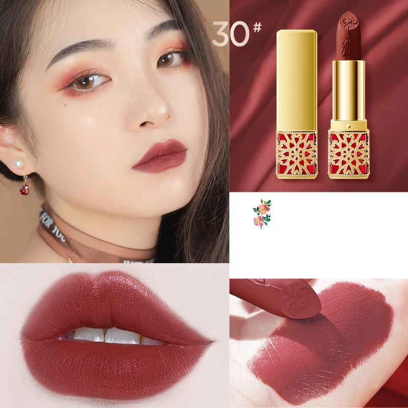 

NOVO 6 Colors Mermaid Phantom Lipstick 3D Chameleon Diamond Pearl Lip Gloss Waterproof Long Lasting Lip Stick Makeup Maquillaje