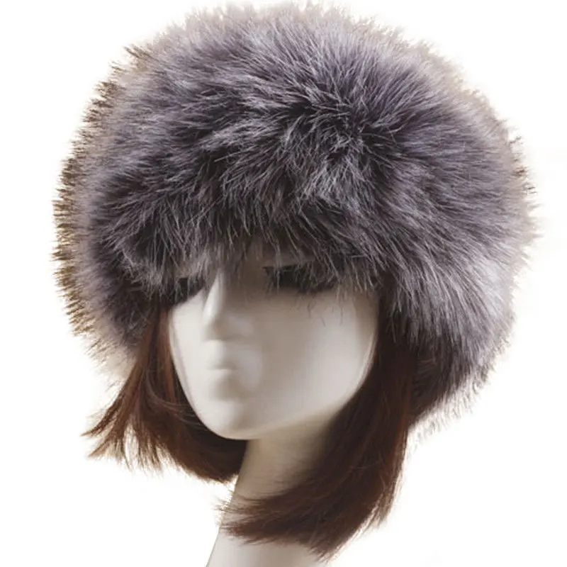 

Hirigin 2020 Fashion Women Russian Thick Fluffy Cap Fake FAUX Fur Ladies Super Warm Hat Winter Ear Warmer Berets