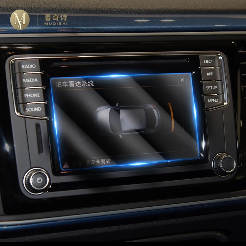 

Для Volkswagen Caravelle 2016-2019 Автомобильная интерьерная GPS-навигационная пленка с ЖК-экраном защитная пленка из закаленного стекла с защитой от цара...