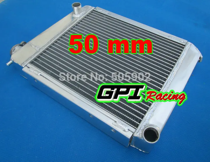 50 мм алюминиевый радиатор MINI COOPER S ONE CLUBMAN 1275GT 850/998/1098/1275 CC 1959 1990|mini owl|mini shovelmini radiator fan