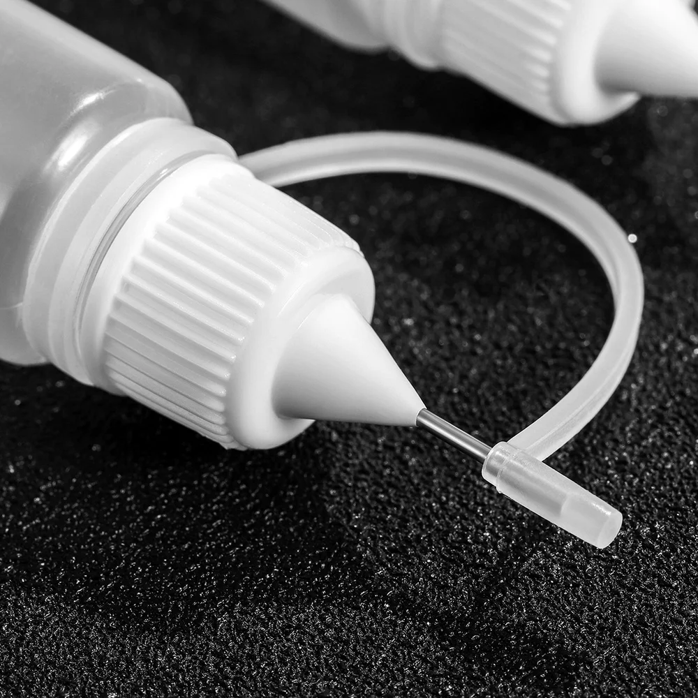 

ULTNICE 10Pcs 10ml Needle Tip Glue Bottles Liquid Needle Bottles Applicator DIY Empty Bottles for Home Workplace (White)