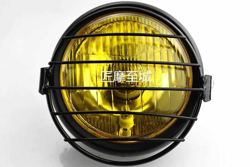 Universal 7inch Motorcycle Headlight Mesh Grill Mask Headlamp Protector Guard Square/Rhombus Cover 18CM |