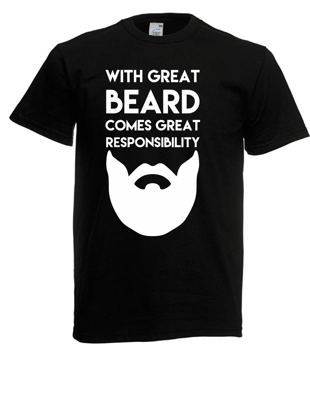 

Herren T-Shirt with Great Beard Comes Great I Fun I Lustig Bis 3XL Summer T Shirt Brand Fitness Body Building
