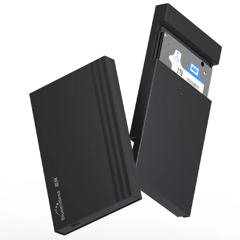 

Blueendless HDD Case 2.5 SATA to USB 3.0 Hard Drive Enclosure for SSD Disk Tool free Type C 3.1 Case External HDD Enclosure