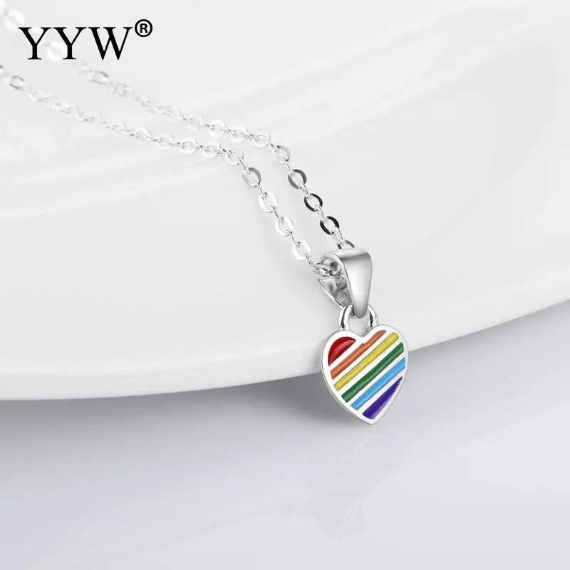 Новинка ожерелья из стерлингового серебра 925 пробы женские Разноцветные