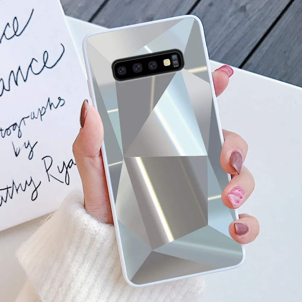 LAPOPNUT Алмазный Лазерный ударопрочный чехол для Samsung S20 Ultra S8 S9 S10 Plus S10e тонкий ТПУ