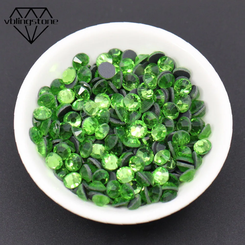 1440 шт. перидот Стразы SS6 SS30 горячей фиксации Flatback горный хрусталь железо на страз