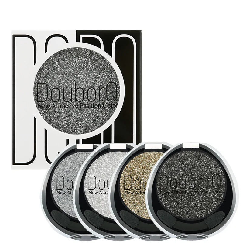 

Glitter Eyeshadow Smokey Eye Shadow 4 Colors Shimmer Sparkle Eyeshadow Palette of Shadows Makeup Palettes Cosmetics
