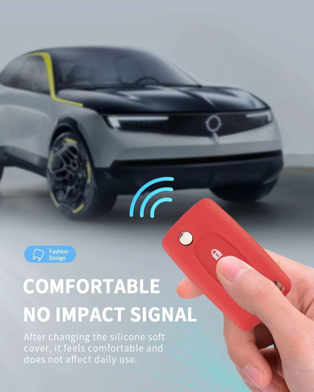 KEYYOU 2 кнопки силиконовый пульт дистанционного ключа чехол КРЫШКА ДЛЯ peugeot 206 207 307 308 407 607 для Citroen C3 C4 C4L C5 C6 Автомобильный держатель для ключей