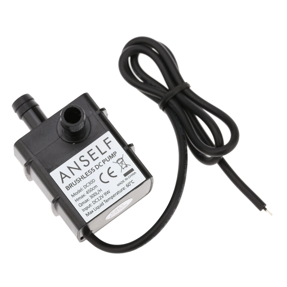 Новый ультра-тихий мини 12В 9 Вт микро Бесщеточный Водяной масляный насос