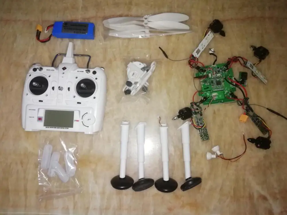 

Wltoys V303 RC Quadcopter запасные части, материнская плата, приемная плата, двигатель ESC, пульт дистанционного управления, весло, шасси