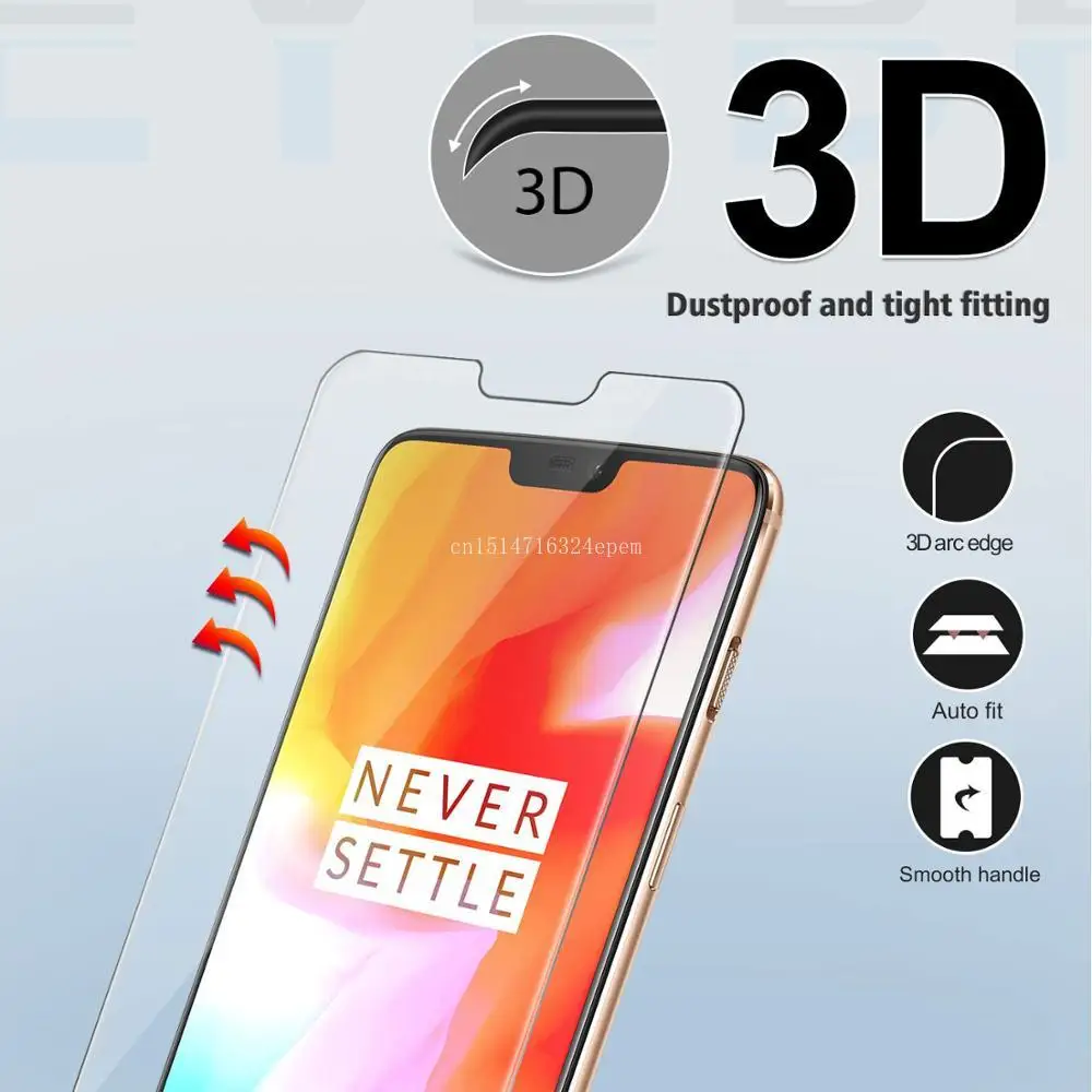 2 шт. 9H закаленное стекло для защиты экрана Oneplus 6 7 1 + 5T 6T 3T One Plus 5 Взрывозащищенная