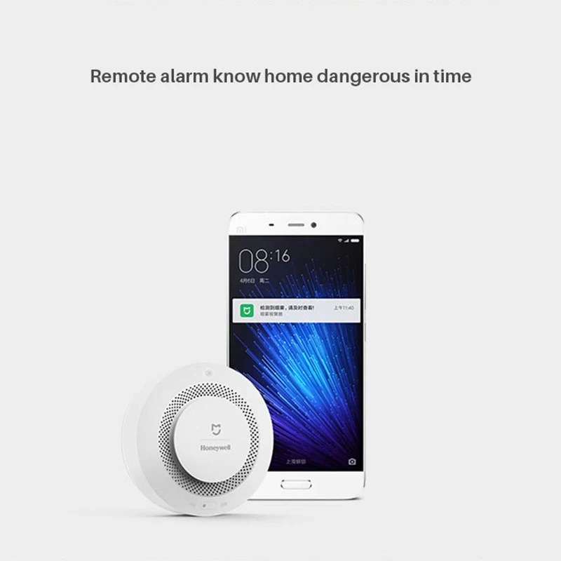 Xiaomi Mijia Honeywell пожарная сигнализация фотоэлектрический датчик дыма детектор газа