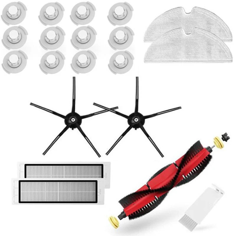 

Washable Filter, Brush, Mop for Roborock S50 S51 S55 S6 S5 Max Robot Vacuum Cleaner Parts Accessories