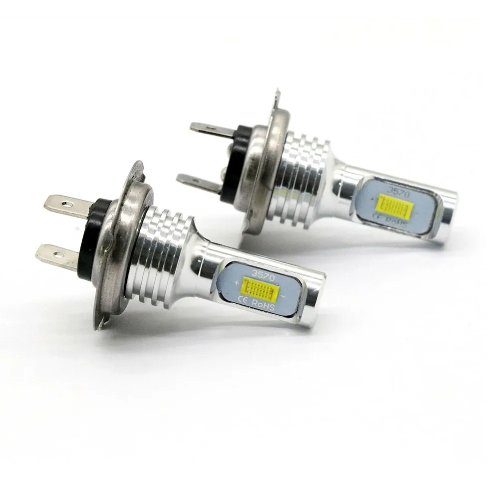 

100W LED Bulbs 3030 H7 Headlights High Low Beam Kit Lamp Super Bright New