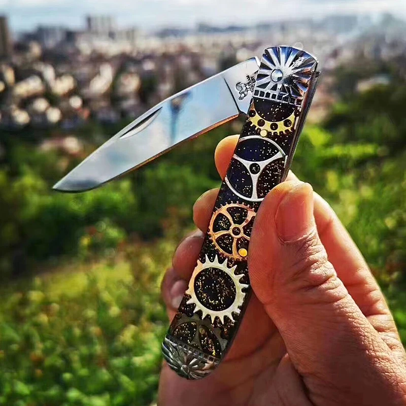 Карманный нож для выживания на открытом воздухе портативный карманный высокой