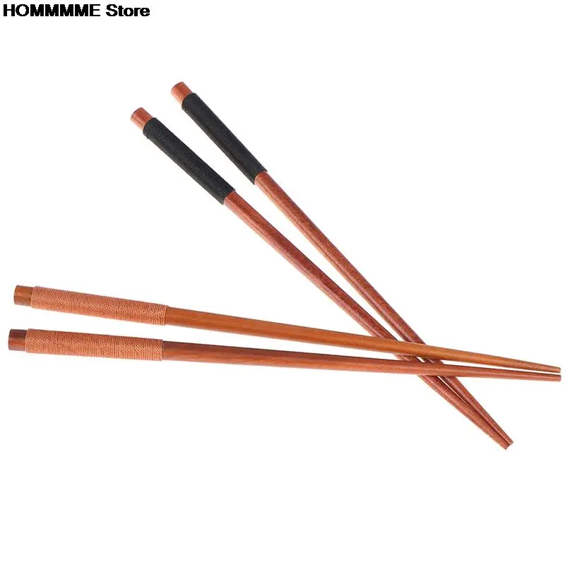 1 пара многоразовые японские натуральные каштановые деревянные палочки для еды