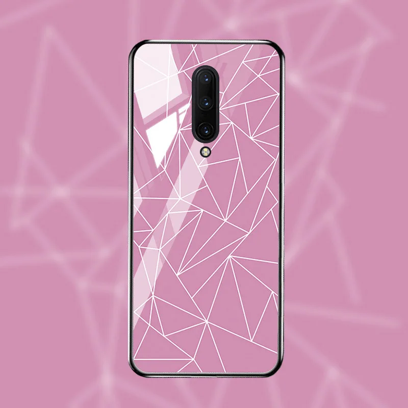 M035 Чехол из закаленного стекла для Oneplus 7T 7 Pro чехол s On для One plus 7T 7 Pro Чехол Coque Funda Bumper Coque для OnePlus 7 Pro - Цвет: M035