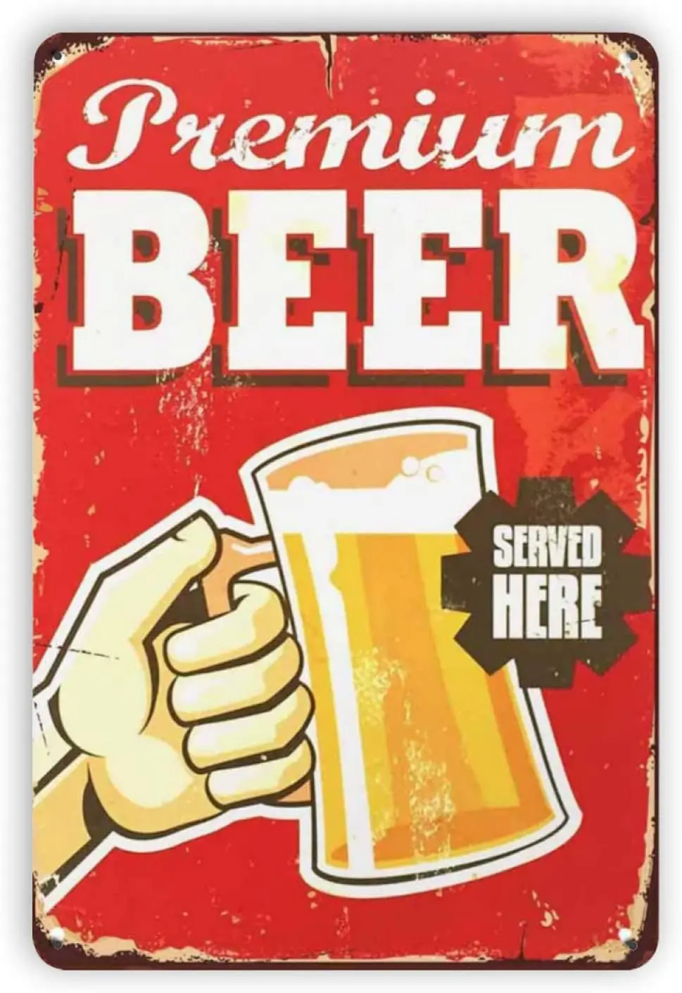 

Винтажные металлические жестяные знаки для пива, жестяные ретро-знаки для украшения баров, клубов, кафе, дома, кухни, ресторанов, гаража