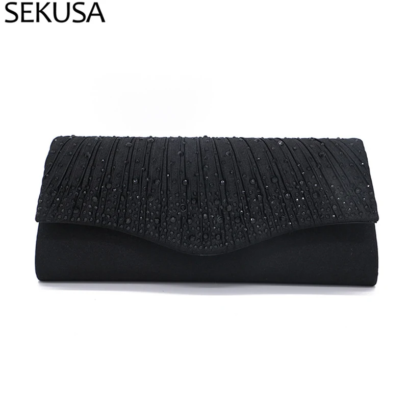 

Для женщин вечерняя сумка Свадебный клатч Выходные туфли на выпускной бал Свадебные Конверт Сумка бриллианты с рюшами, вечернее сумки