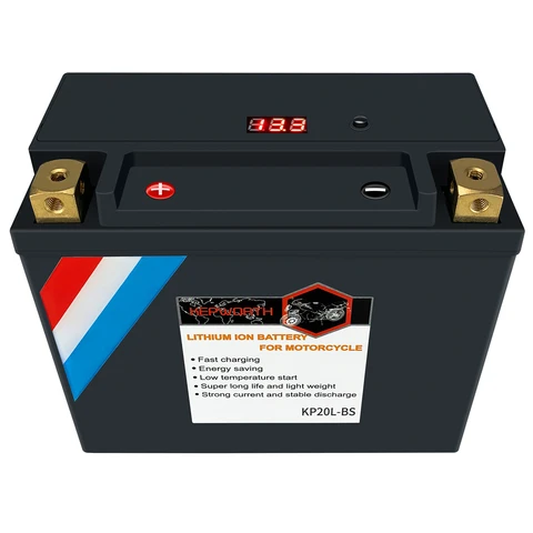Стартовый Аккумулятор для мотоцикла 20L-BS LiFePO4, 12 В, 12 Ач, CCA, 620A, литий-Железный Аккумулятор для мотоцикла, BMS для скутера, квадроцикла, внешний аккумулятор