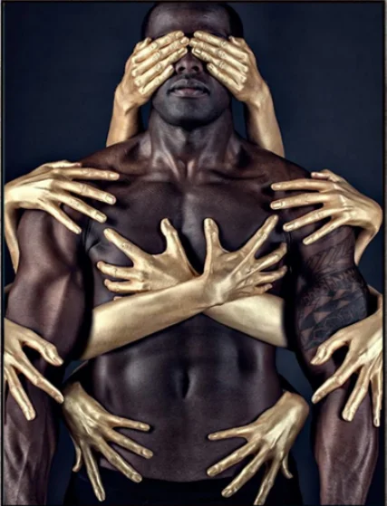 

Black Sexy Men and Women Non-5D DIY Square/Round Diamond Painting Mosaic Cross Embroidery Home Decoration Mural Christmas Gift