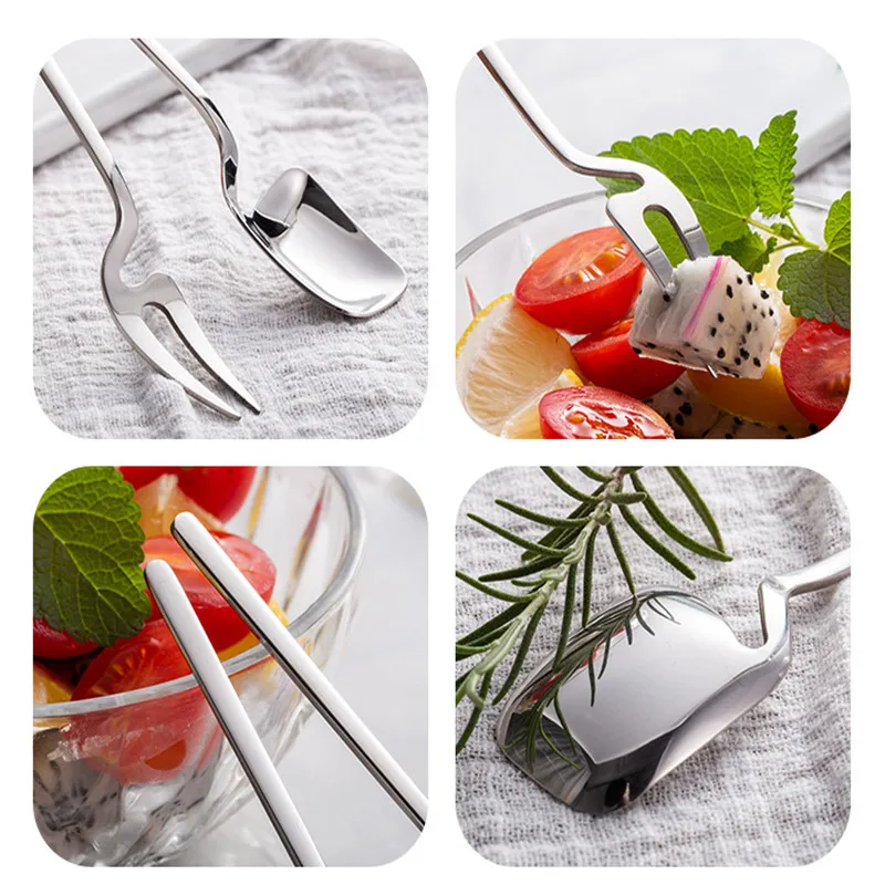 

Creative Long Handle Wall Hanging Spoon Stainless Steel Dessert Mixing Ice Cream Tea Coffee Spoon Stirring Spoon Tableware Party