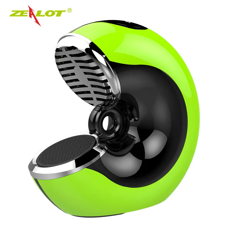 ZEALOT S33 беспроводной мини-динамик s 3D стерео портативный Улитка Bluetooth динамик сабвуфер Встроенный микрофон Поддержка TF карты