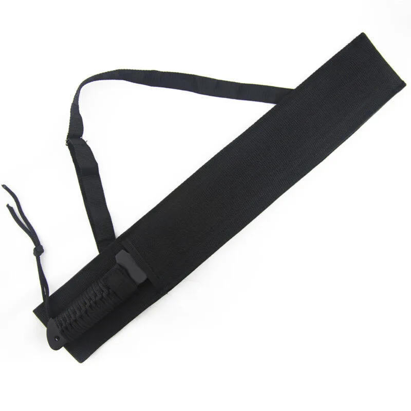

21" SURVIVAL HUNTING JUNGLE MACHETE KNIFE w/ SHEATH Fixed Blade Military Sword