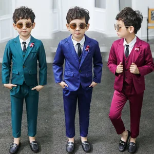Dollplus New Suit for Boy Single Breasted Boys Suits for Weddings Costume Enfant Garcon Mariage Boys Blazer Kids Suits