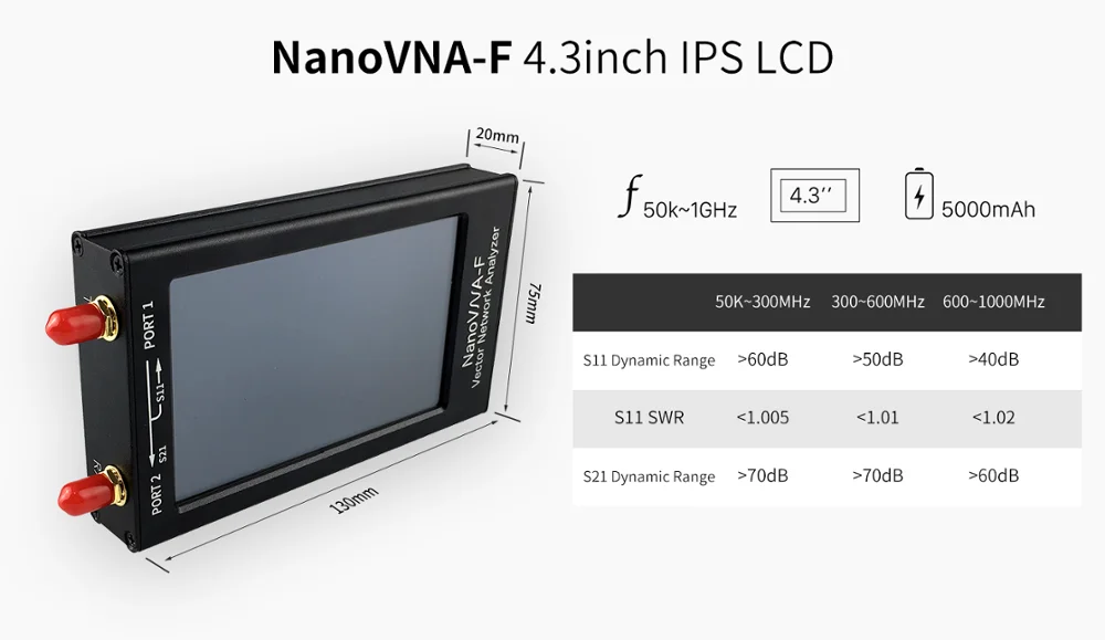 NanoVNA F цифровой экран экран|Мониторы| |