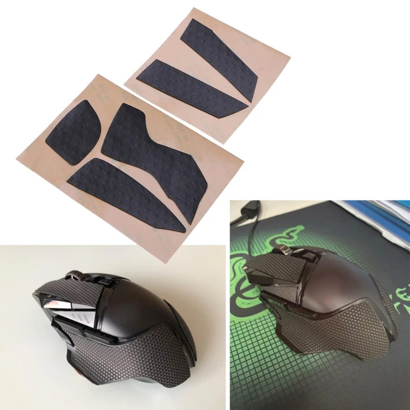 

DIY Mouse Skin 13x10mm Mouse Skates Side Stickers Sweat Resistant Pads Mice Anti-slip Grip Tape for logitech G502 Mouse