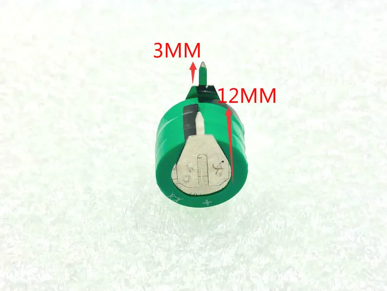 2 шт Ni-MH аккумулятор 3,6 V 20mAh 11X12mm аккумуляторная батарея