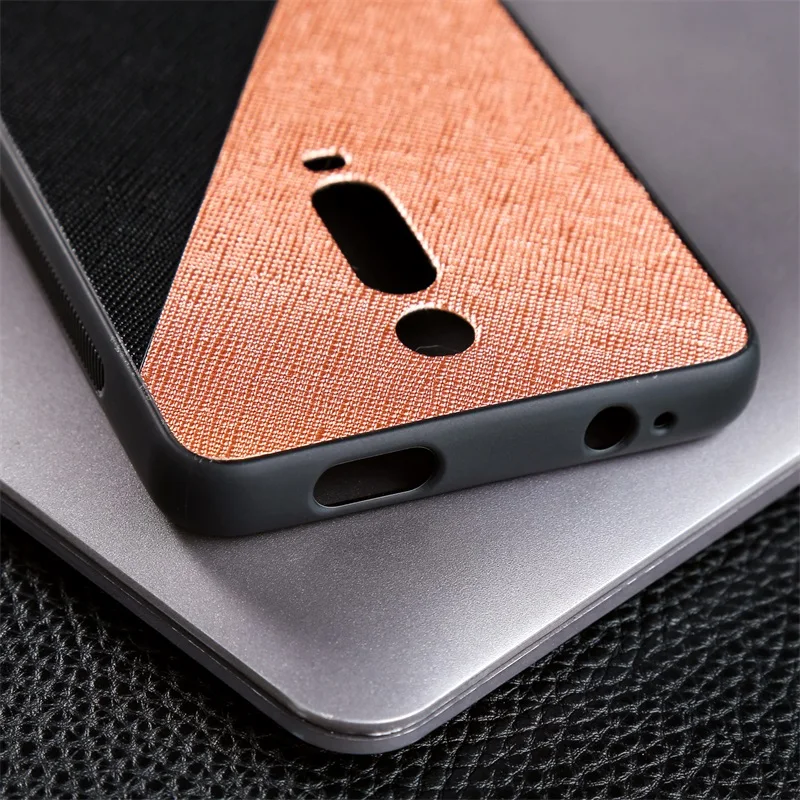 For Xiaomi Redmi K20 Pro Case Luxury Double Color PU Leather Soft TPU Back Cover Cases 9T mi Fundas Shell |