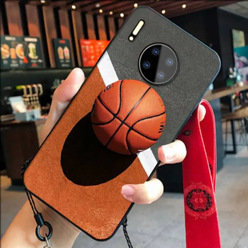 

Basketball Basket Soft High Quality Phone Case For Huawei P20 30 40 Pro Mate 20x 30 40 Pro Nova6 7 Honor 9X 10