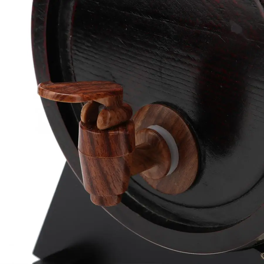 Домашняя пивная бочка из дубового дерева объемом 3 л ведро для винных бочонок