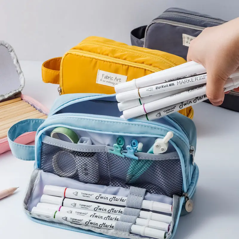 Чехол для канцелярских принадлежностей большой емкости многофункциональный