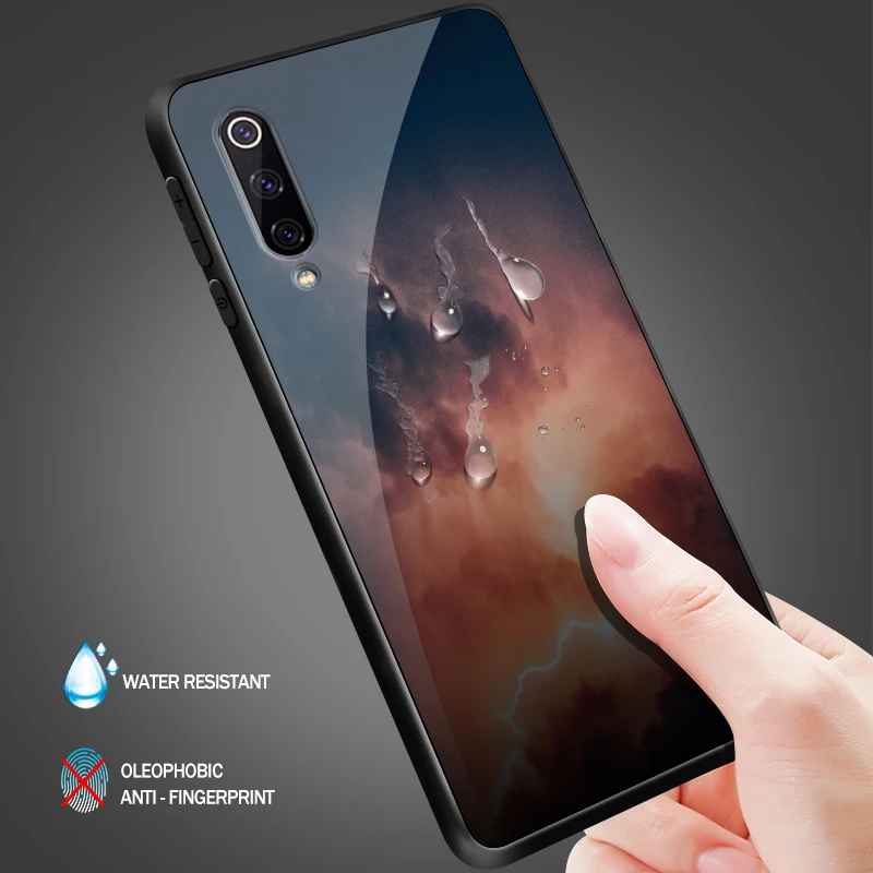 Чехол из закаленного стекла для Xiaomi 5X6X8 9 SE A1 A2 Lite Мягкий чехол ТПУ Redmi Note 4x 5A 6 7 Pro Prime