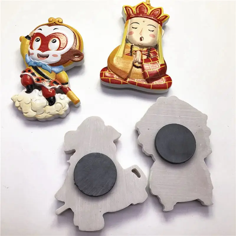 3D Мультяшные фигурки Магнитные фото на стену милые сувенирные подарки декор для