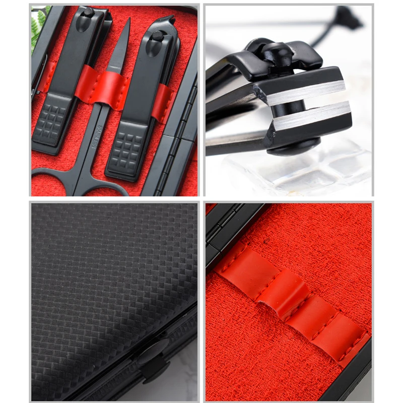 7 шт./компл. маникюрные машинки для ногтей набор педикюра портативная дорожная